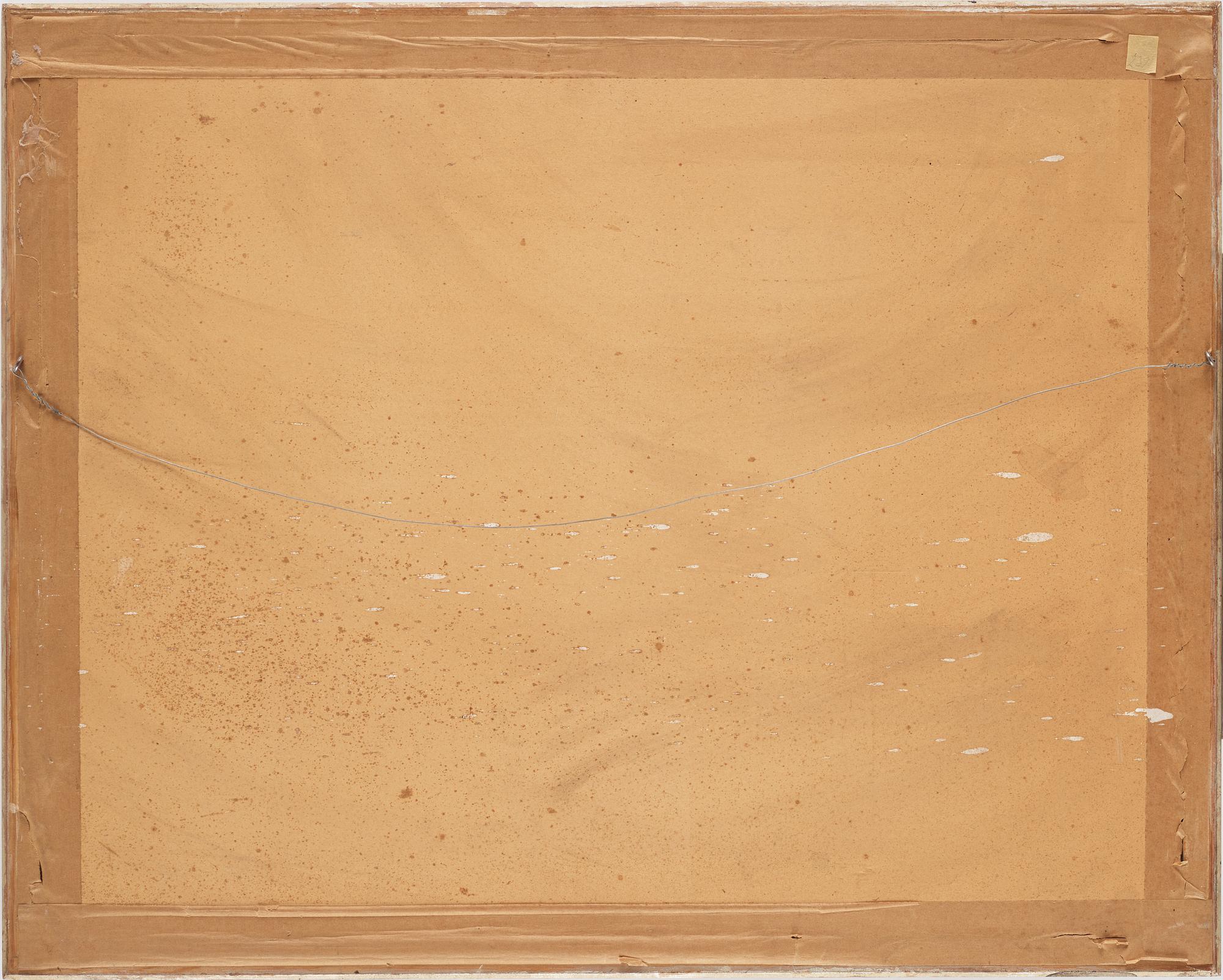 Vilhelm Bjerke-Petersen, Blandteknik, signerad och daterad -45.