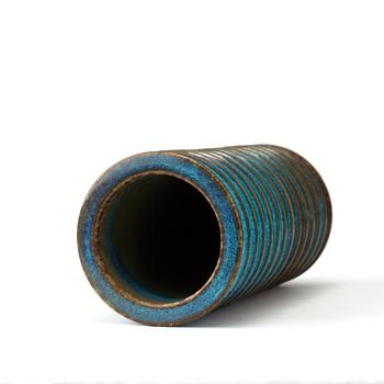 A Wilhelm Kåge Farsta stoneware vase, Gustavsberg studio, Sweden 1959.