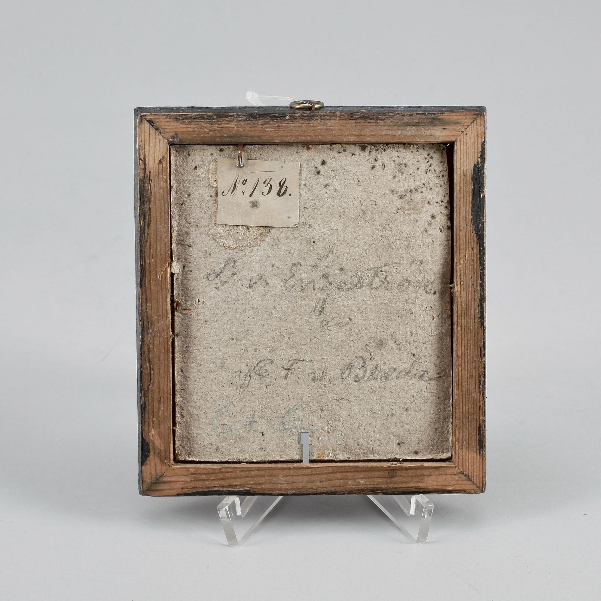 CARL FREDRIK VON BREDA, olja på papp.