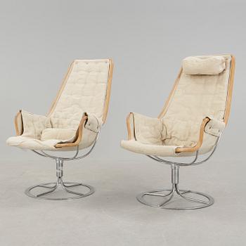 FÅTÖLJER, ett par, "Jetson", Bruno Mathsson.