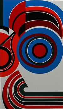 JEAN DEWASNE, serigrafier på metall, 6 st, numr 87/100.