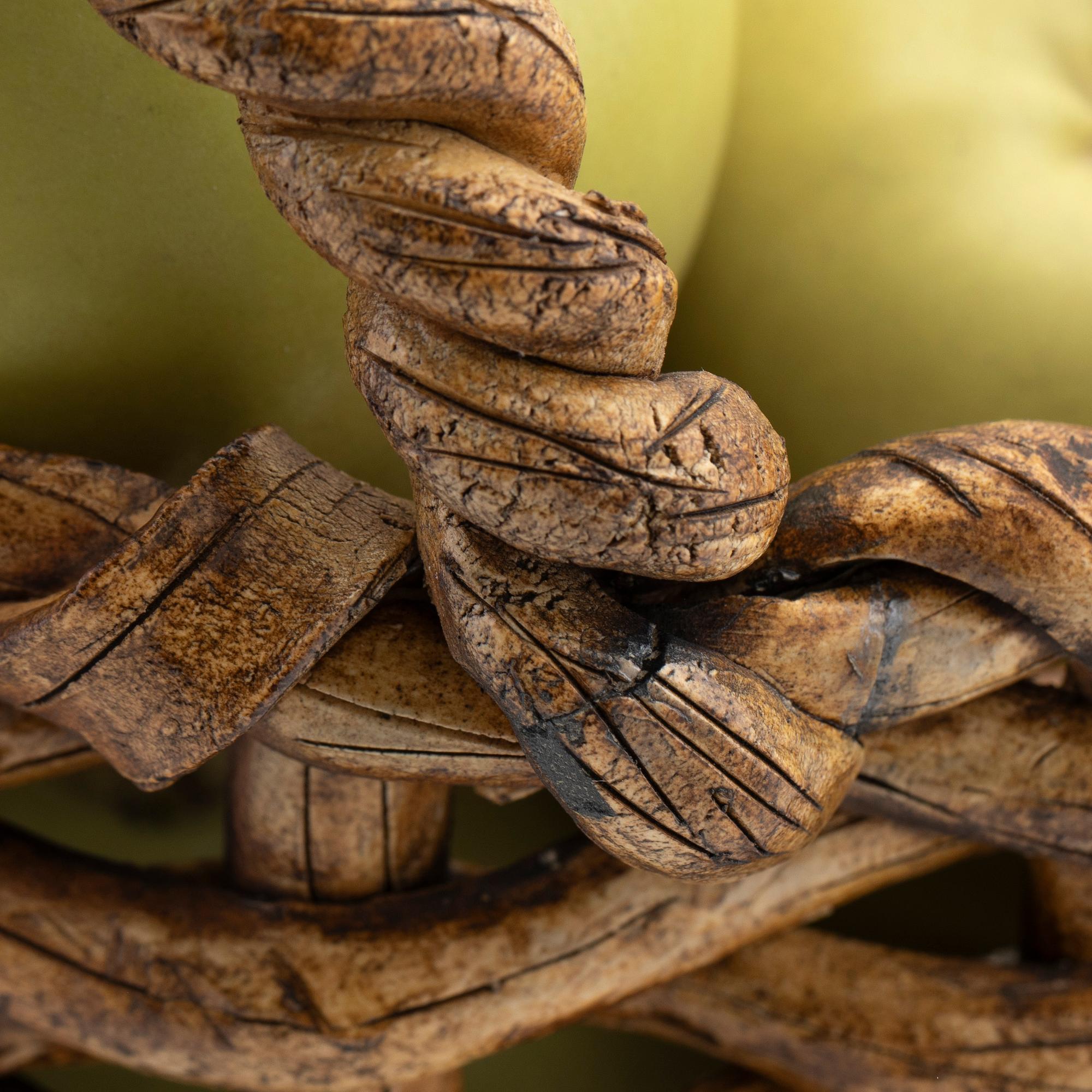 Ingrid Herrlin, a stoneware basket with green apples, own workshop.