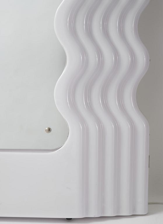 Ettore Sottsass, an "Ultrafragola" mirror, Poltronova, Italy, 21st century.