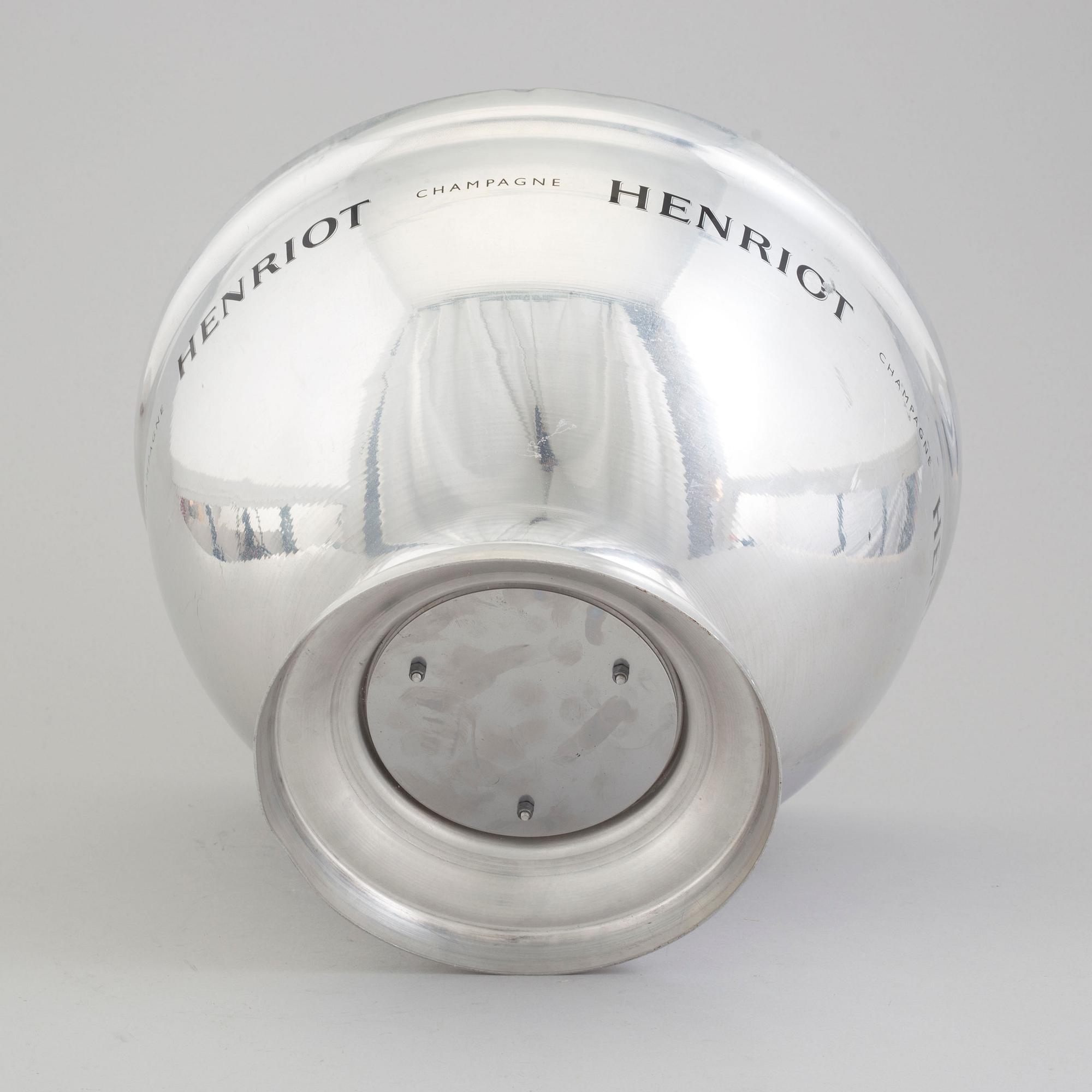 A 'Henriot' champagne cooler.