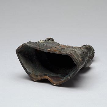 BUDDHA, brons. Thailand, troligen Lanna, 1700-tal.