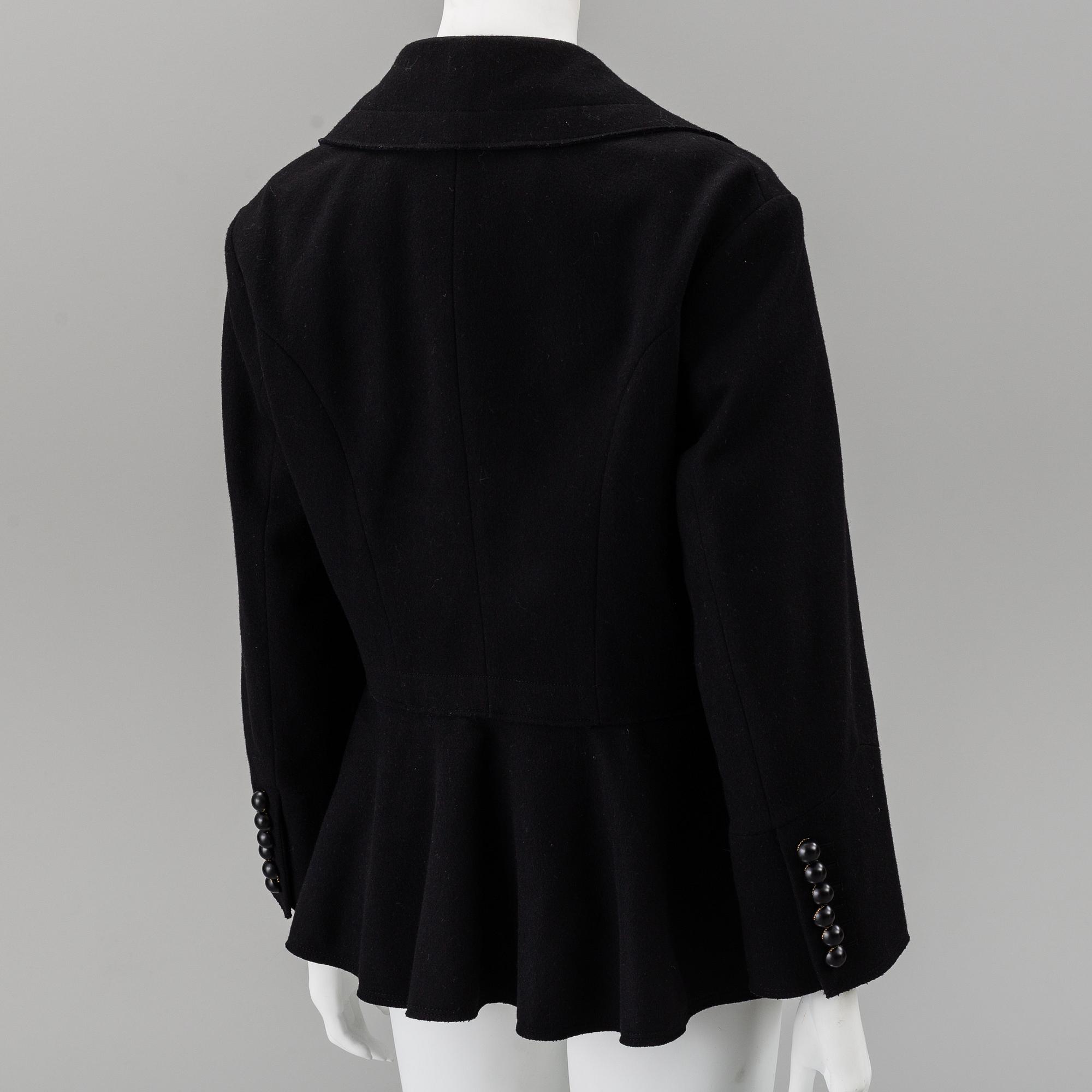 BURBERRY, wool coat.