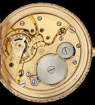 HERRFICKUR, gulddoublé. Urtavlan märkt Roa Watch Co Genéve.