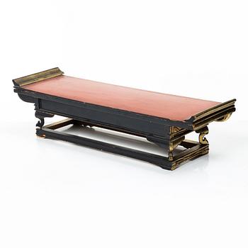 A Japanese lacquer altar table, Meiji period (1868-1912).