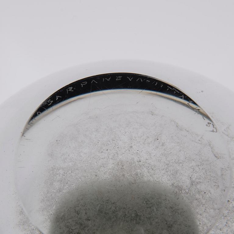 KONSTGLAS, signerad Timo Sarpaneva, Iittala -57.