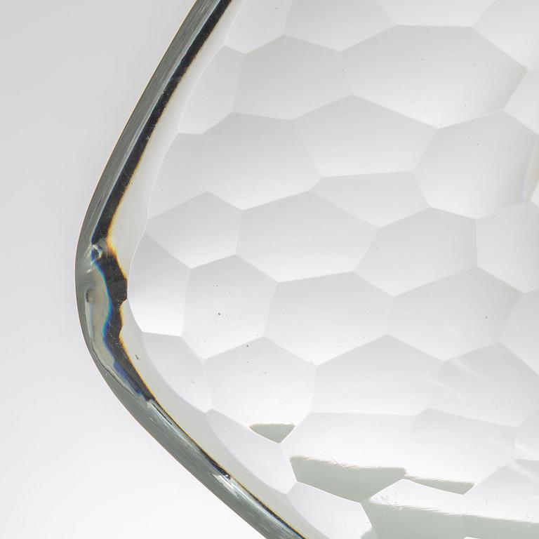 Vicke Lindstrand, glass bowl, Kosta.