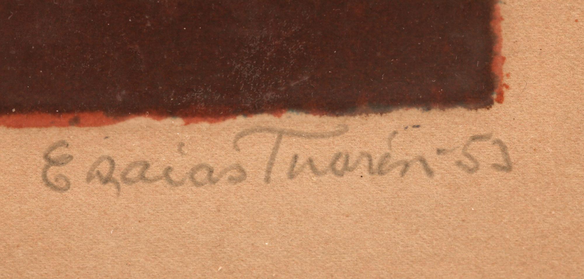 ESAIAS THOREN, färglitografi, sign o numr 142/260..