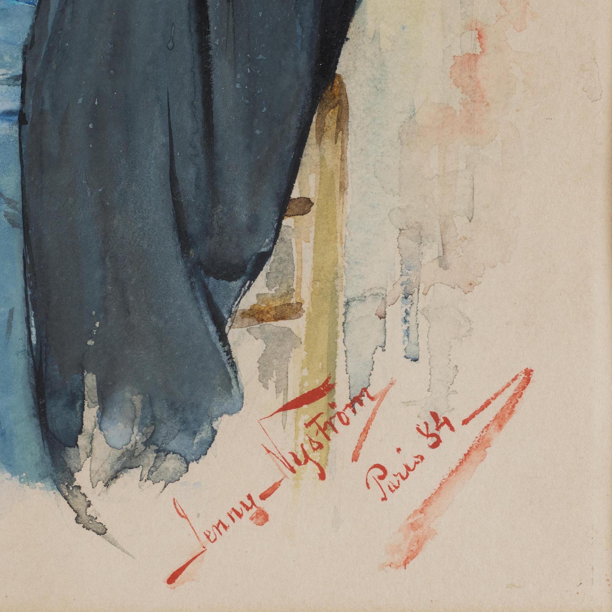 Jenny Nyström, Seated old woman.