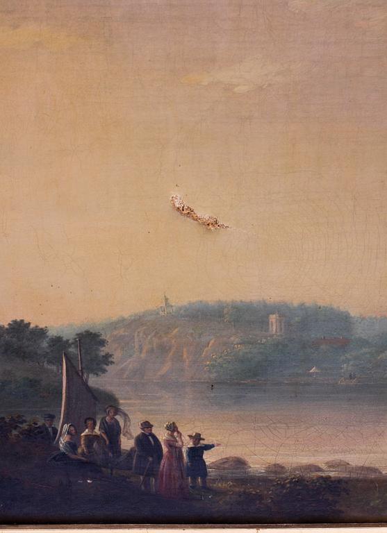 ERIK WAHLBERGSON, olja på duk. Sign o dat 1841.