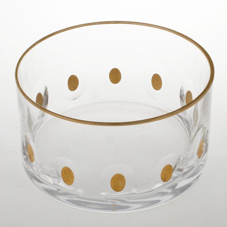 SKÅL, glas, Mona Morales-Schildt. Kosta, 1900-talets andra hälft, signerad.