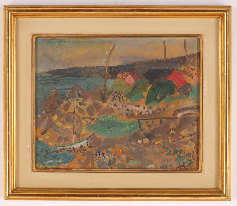 Sven X:et Erixson, gouache on paper, signed and dated -48.