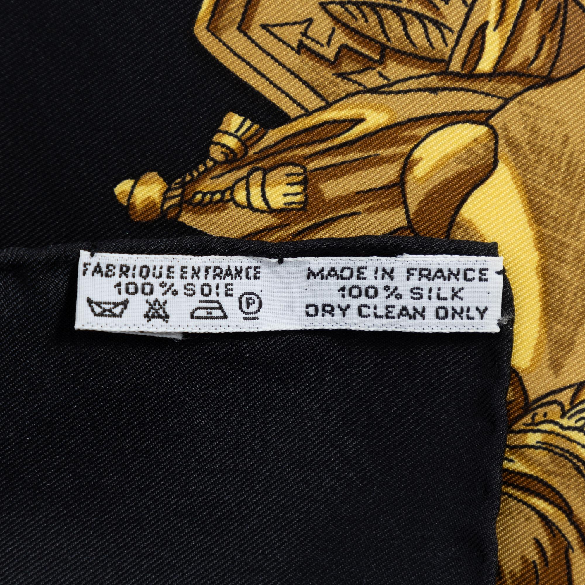 Hermès, scarf, "Marine et Cavalerie".