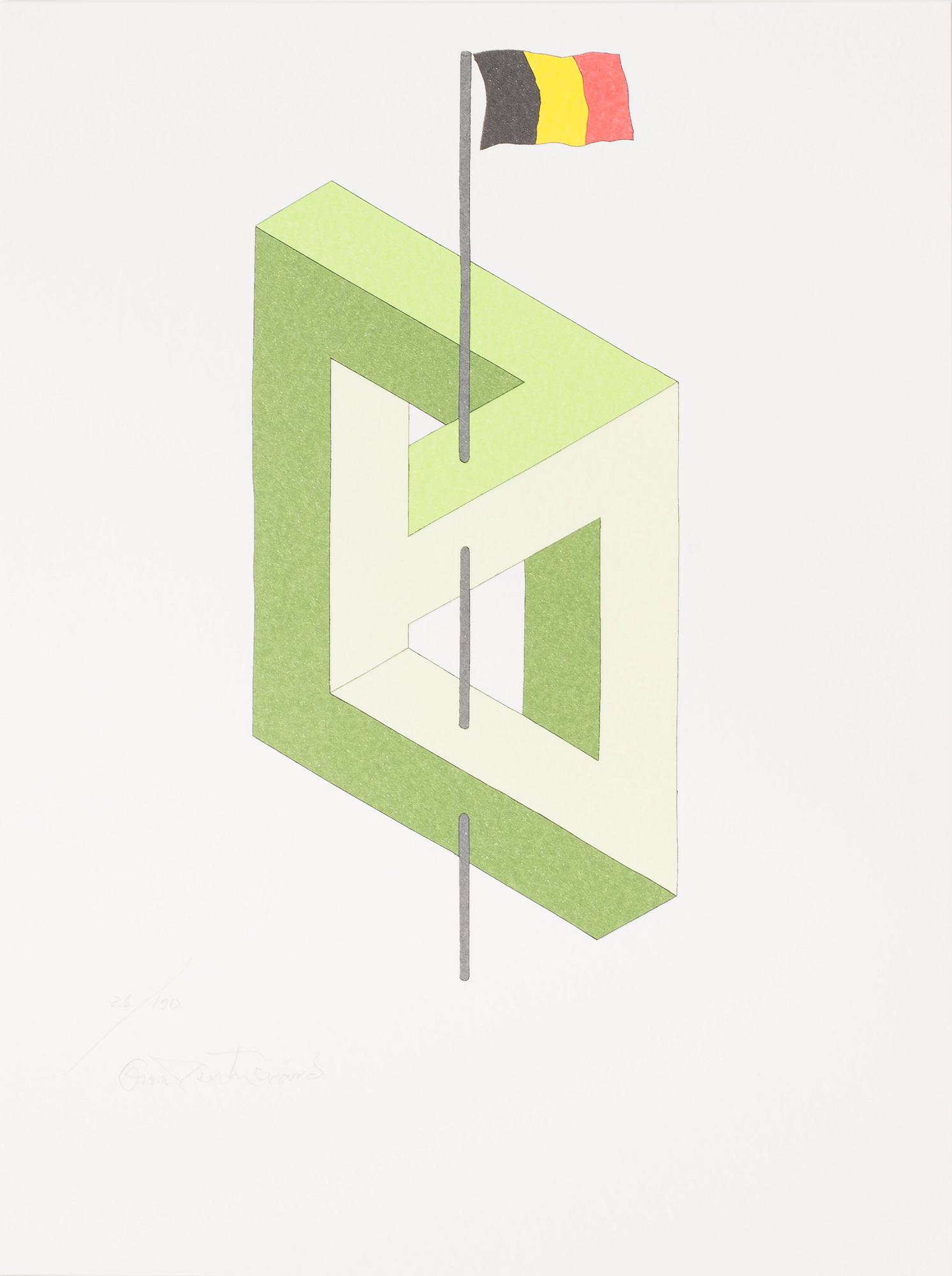 OSCAR REUTERSVÄRD, 15 litographs in folder, signed and numbered 26/190.