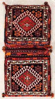 Saddle bag Kashgai Khorjin old 100x48 cm.