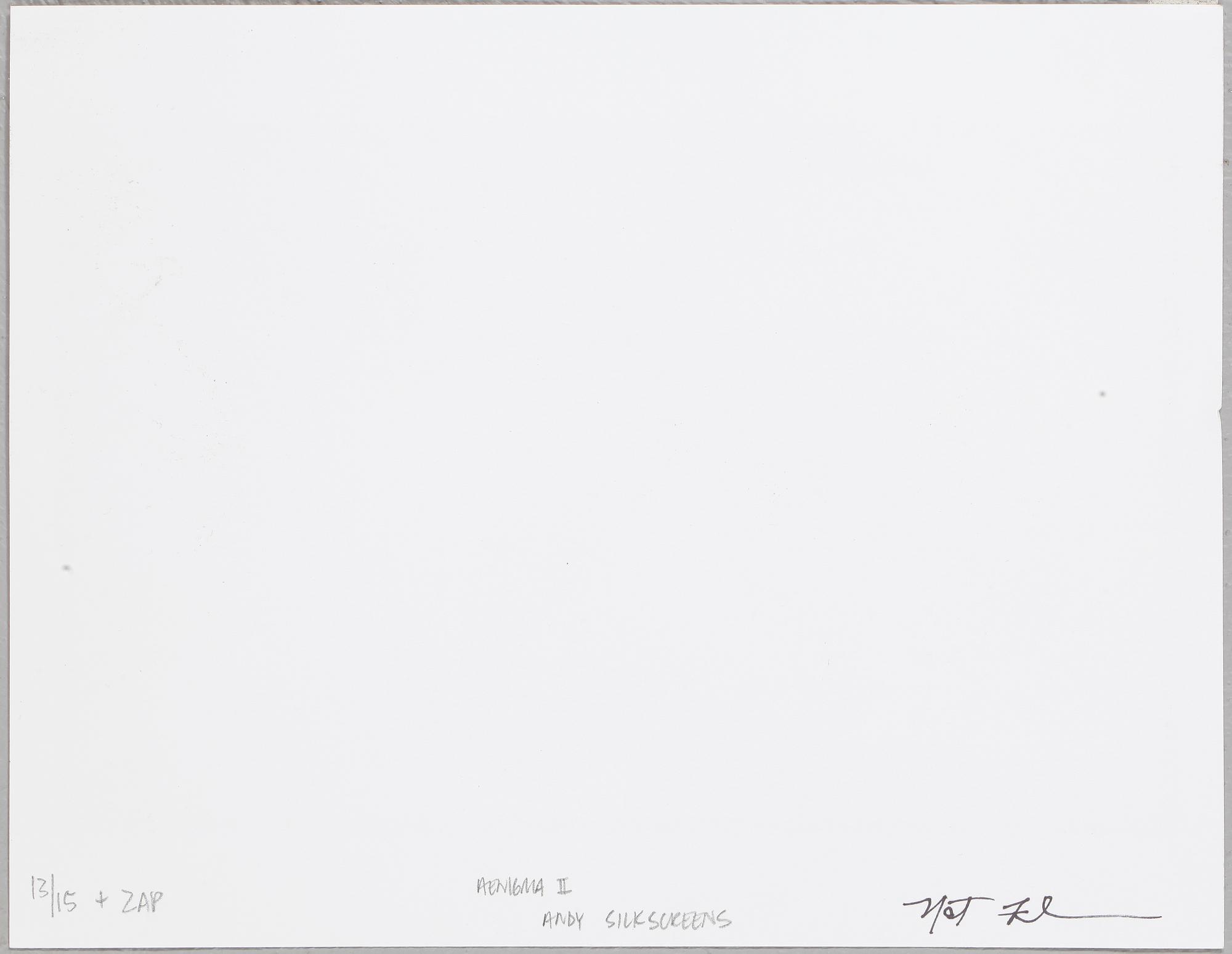 NAT FINKELSTEIN, Digital print (5 st), sign och dat och numr 13/15 a tergo.