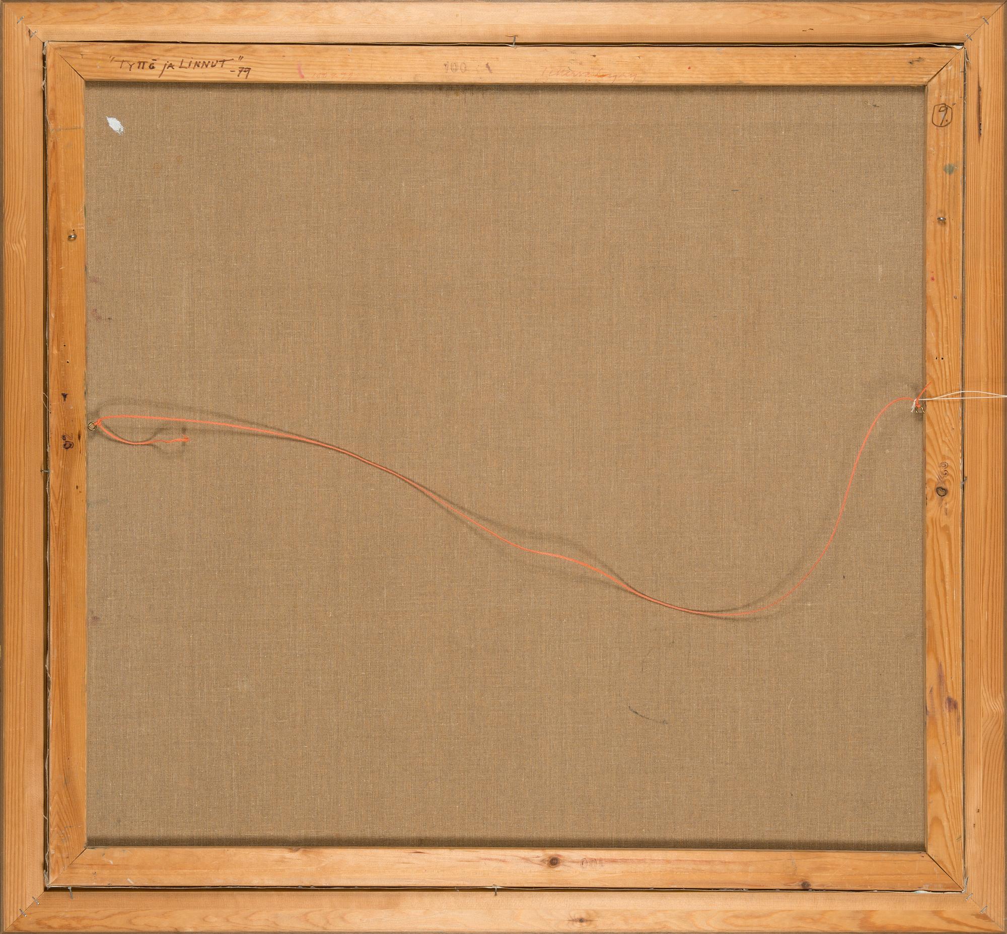 Tellervo Töyry, oil on canvas, signed and dated -79.