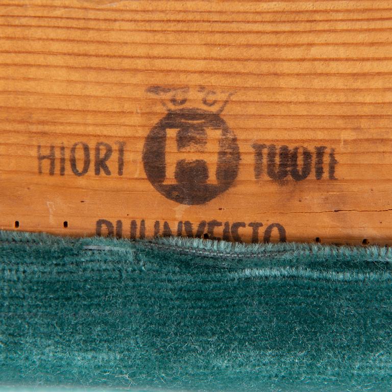 Carl Gustaf Hiort af Ornäs, Fåtölj, "Siesta", Hiort Tuote Puunveisto, 1940-talets mitt.