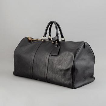 Louis Vuitton, a black Epi 'Keepall 55' weekend bag, 2004.