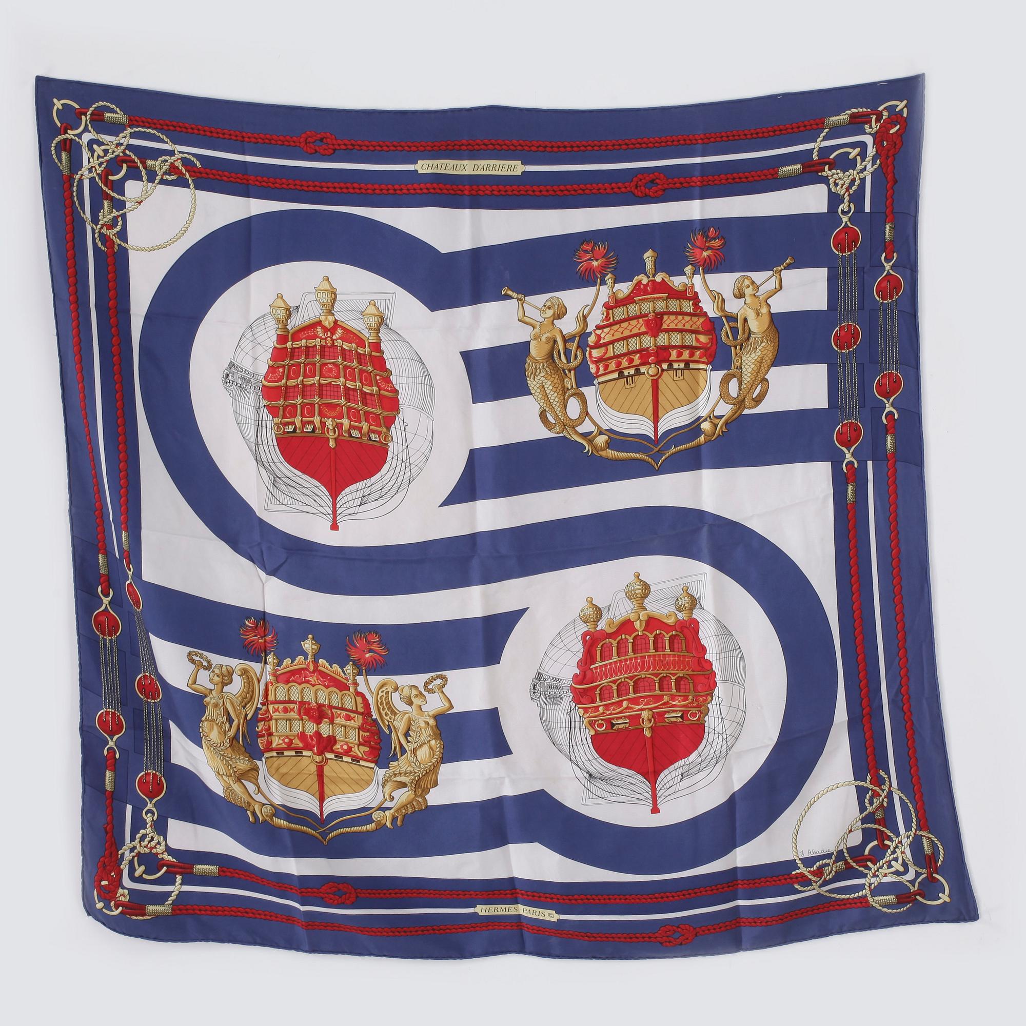 SCARF, "Chateaux d'Arriere Hermes", Hermès.