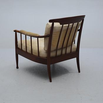 FÅTÖLJ, "Skrindan", Kerstin Hörlin-Holmqvist, OPE-Möbler, 1900-talets andra hälft.