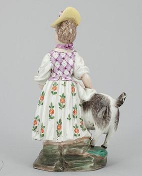 FIGURIN, porslin Tyskland, Höchst, 1700-talets slut.