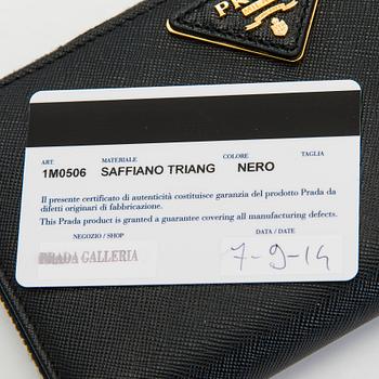 Prada, a wallet.