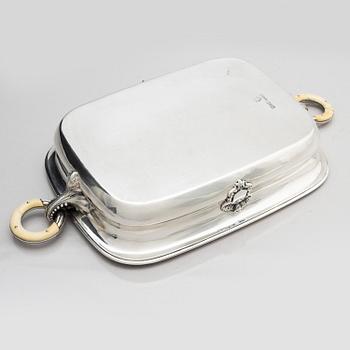 Sasikov, karott med lock, silver, kontrollör Andrei Kovalsky, Moskva 1848.