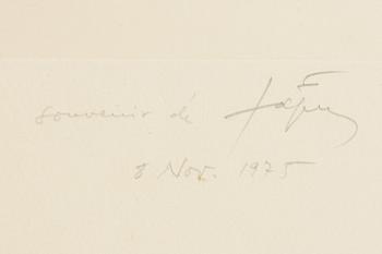 Antoni Tàpies, "Edmond Jabès, Ca suit son cours".
