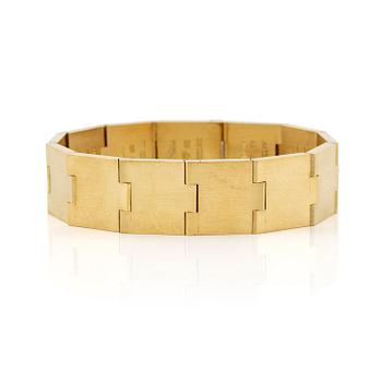 505. Wiwen Nilsson, a bracelet, 18K gold, Lund 1966.