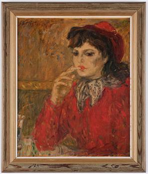 Endel Kõks, Smoking lady in red.