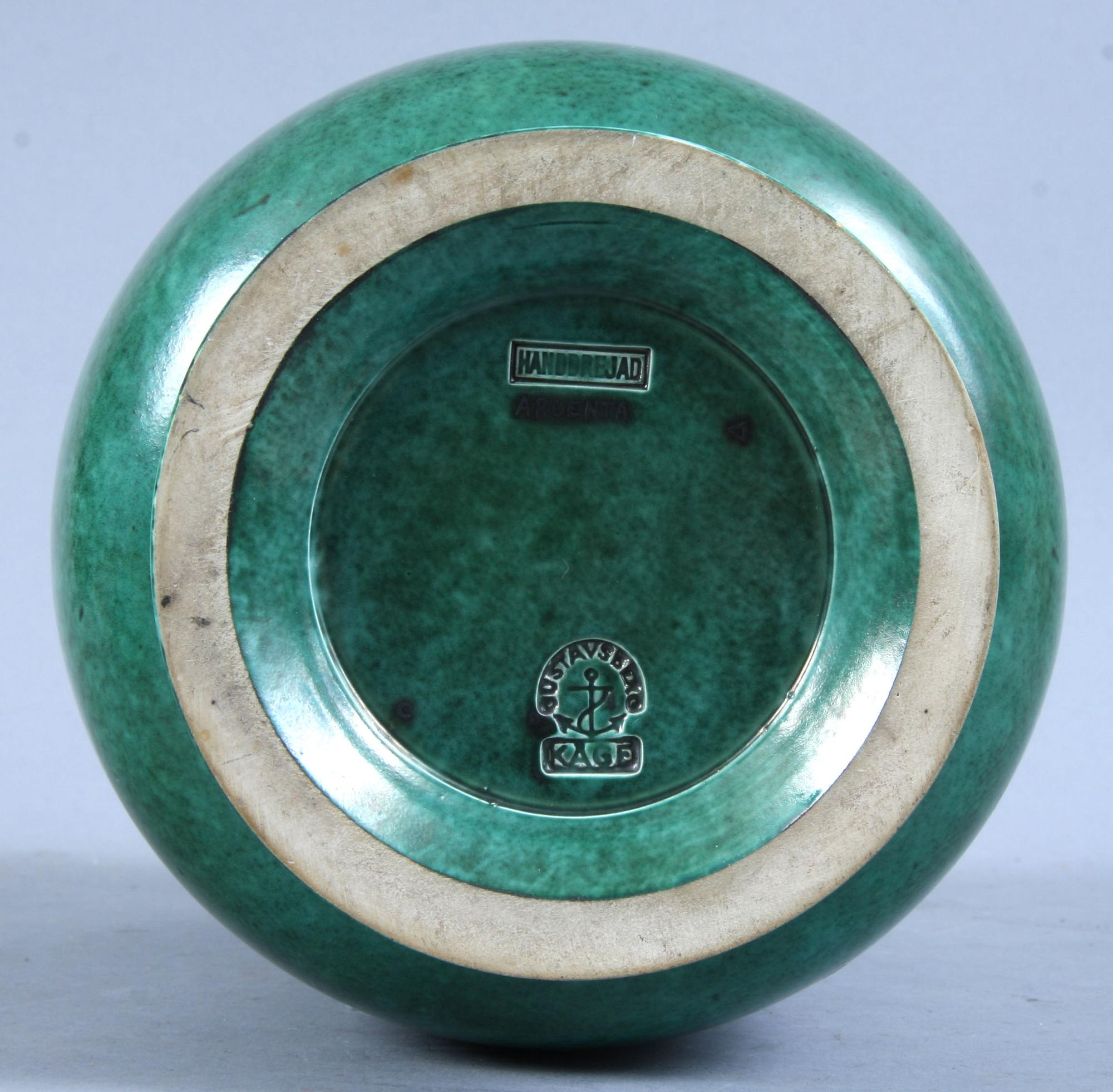 LOCKURNA, stengods, "Argenta", Wilhelm Kåge, Gustavsberg.