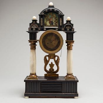 PENDULUM CLOCK, mid 19th century.