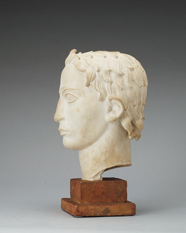 Ivar Johnsson, An Ivar Johansson plaster sculpture head of David.