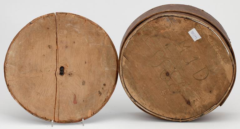 SVEPASK, trä, daterad 1766?.