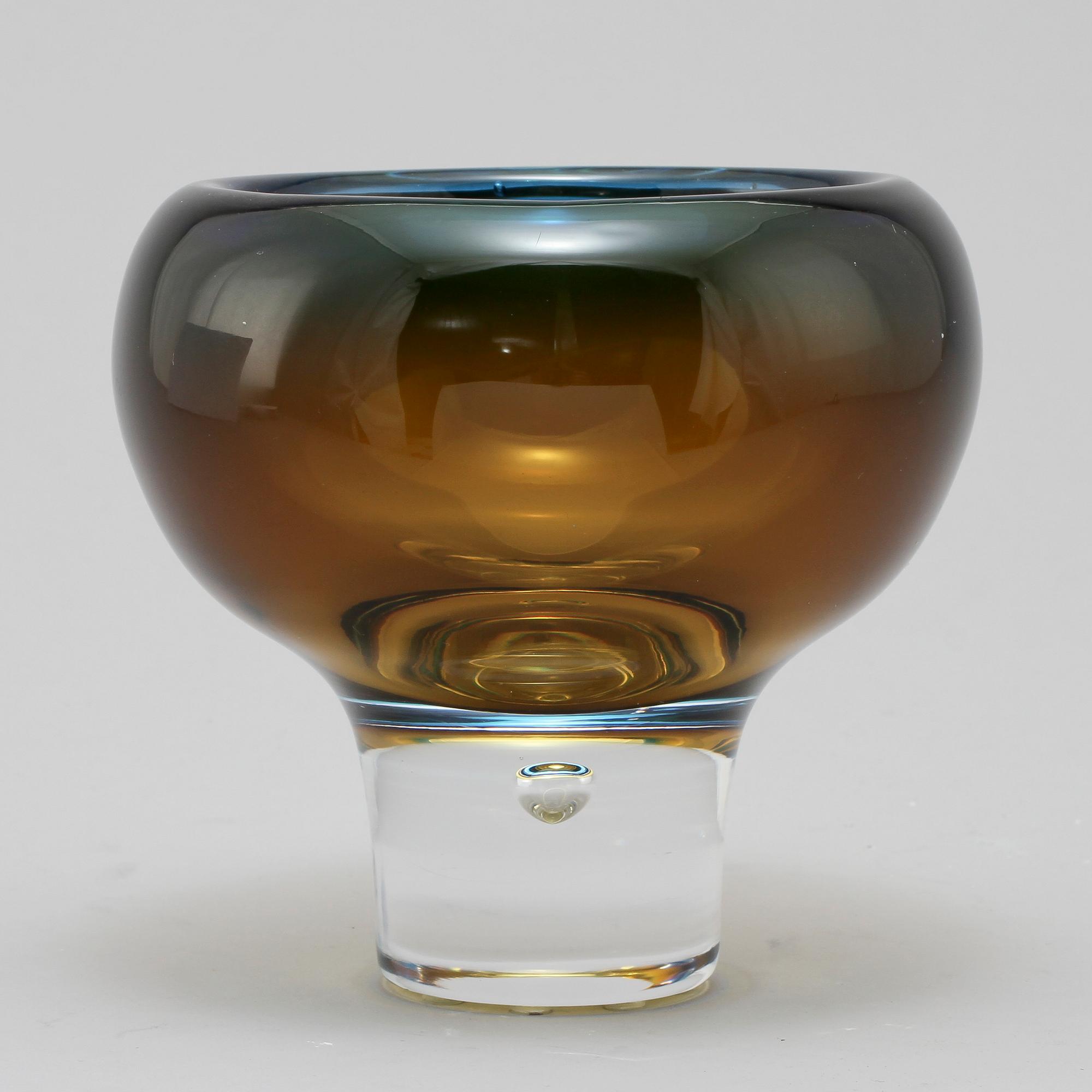 VAS, glas, Vicke Lindstrand, Kosta, 1900-tal.