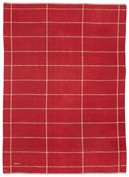 226. A CARPET, flat weave, ca 234,5 x 170,5 cm, signed NKT (Nordiska Kompaniets Textilkammare).