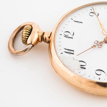 POCKET WATCH, case marked "JW", 50 mm.