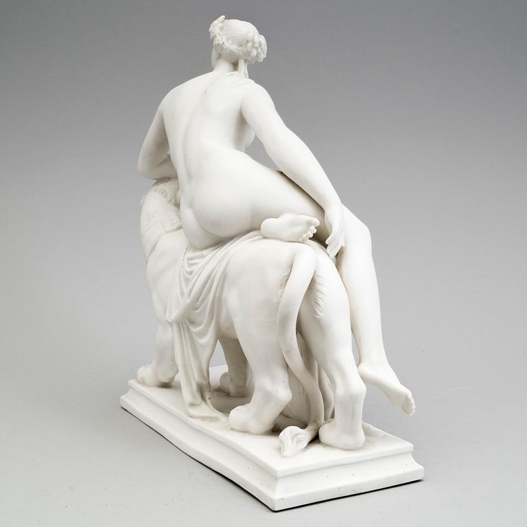 A parian sculpture 'Ariadne' from Gustafsberg, 1890.