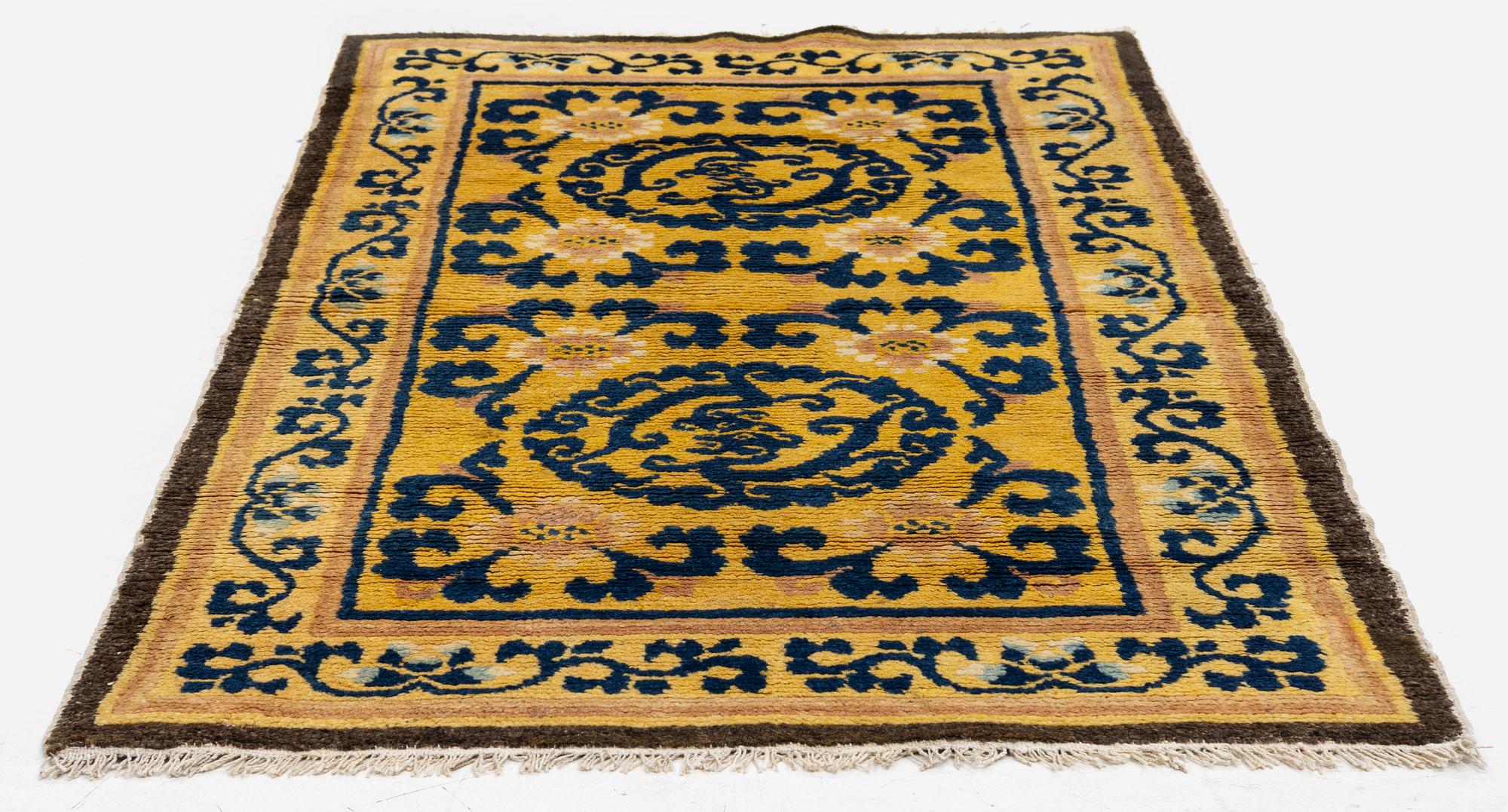 Matta, antik, Ningxia, Qingdynastin, 1700-tal, 152 x 83 cm.