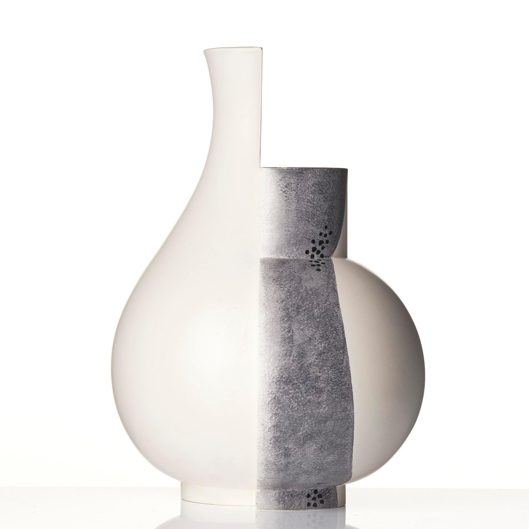 Wilhelm Kåge, an important "Surrea" stoneware vase, Gustavsberg, ca 1940.