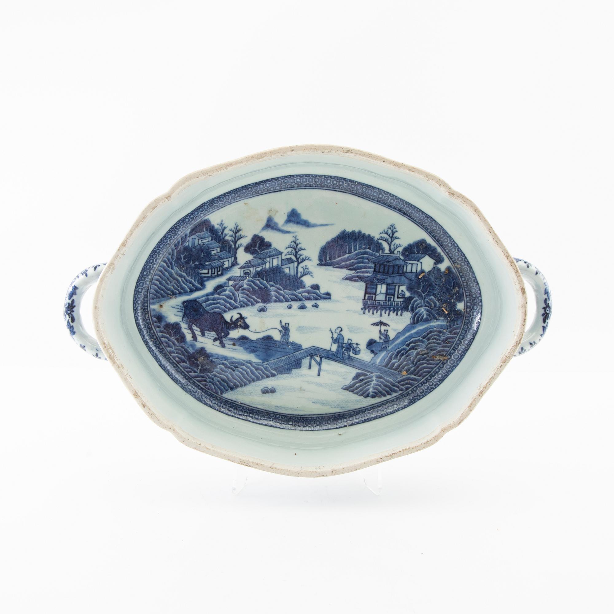 Karott porslin Kina Qianlong (1736-95).