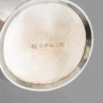 A Swedish silver coffee service, marks of Carl Fredrik Carlman, Stockholm 1945-1947.