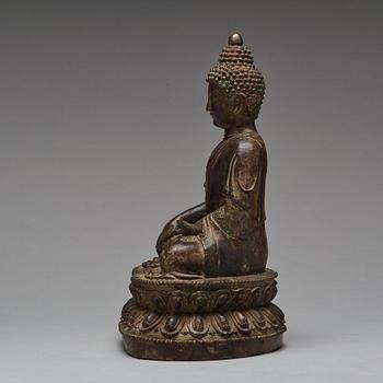 SHAKYAMUNI BUDDHA, brons. Mingtyp.