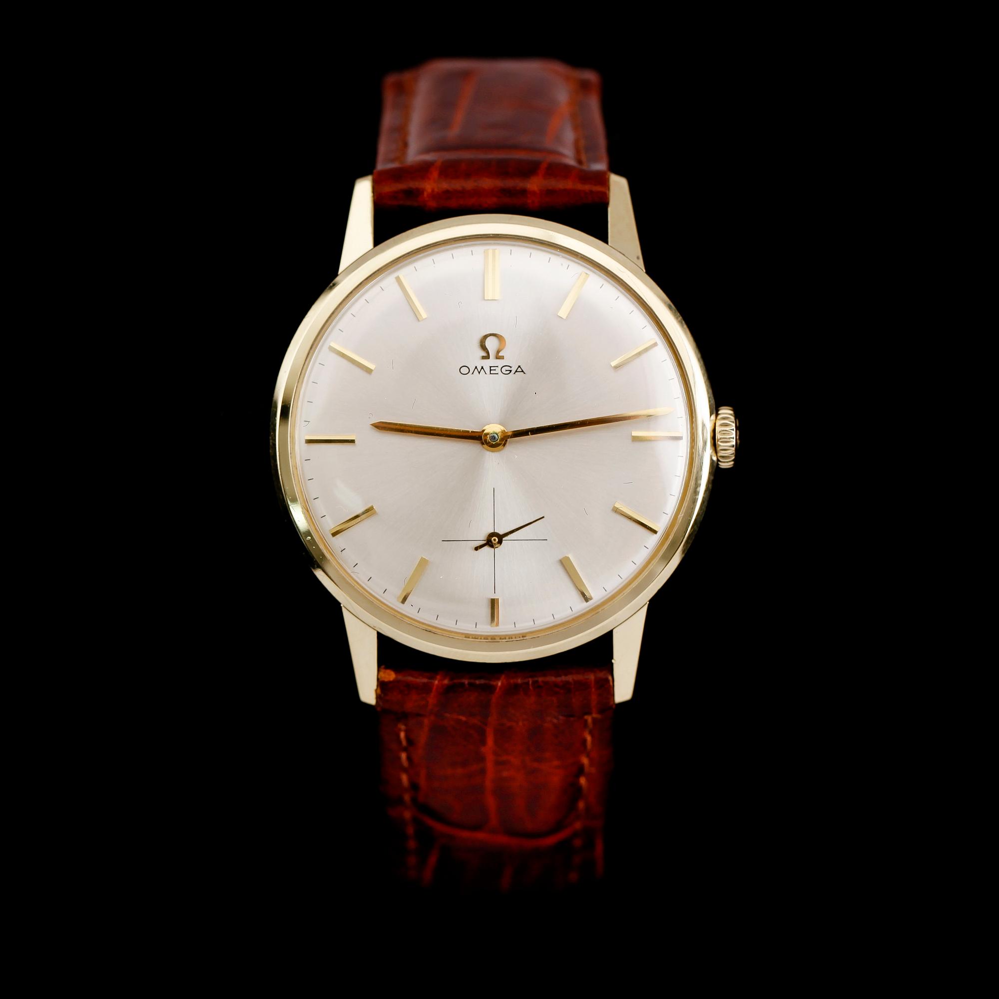 ARMBANDSUR, 18 k guld, Omega, 1900-talets andra hälft.