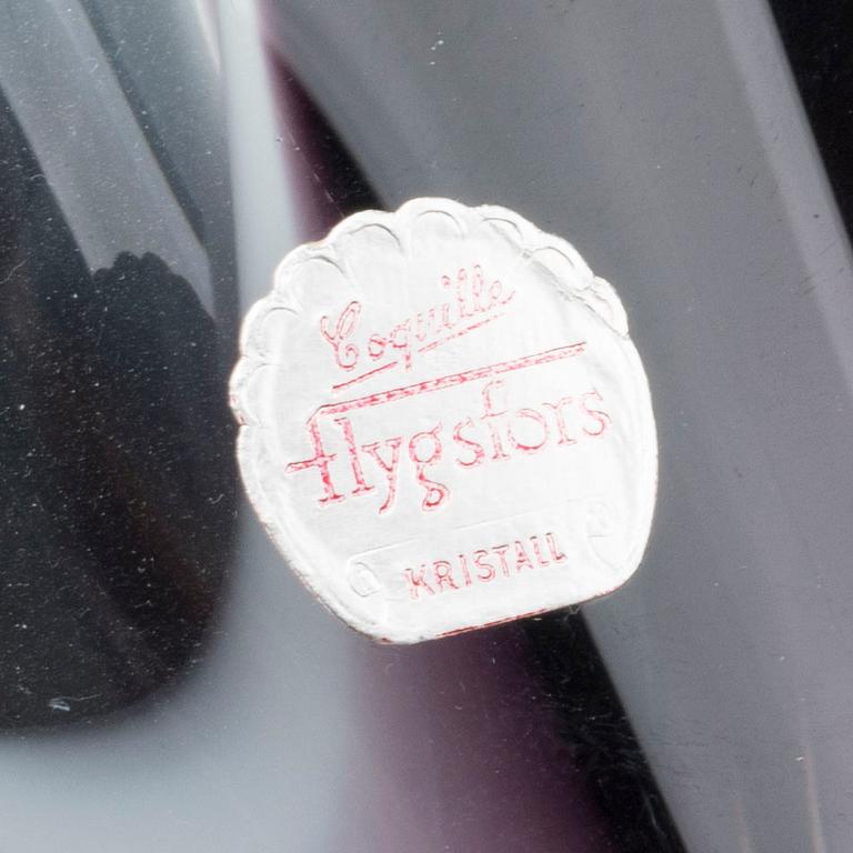 PAUL KEDELV, glas, "Coquille", Flygsfors.