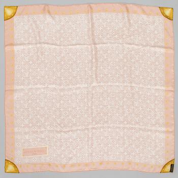 Louis Vuitton, a silk scarf.